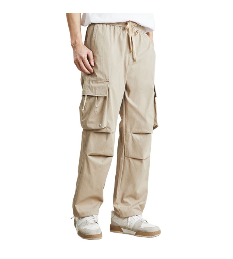 2024 Sottile e Leggero Dritto Pantaloni Casual Sciolto Retro Uomini - NX22719