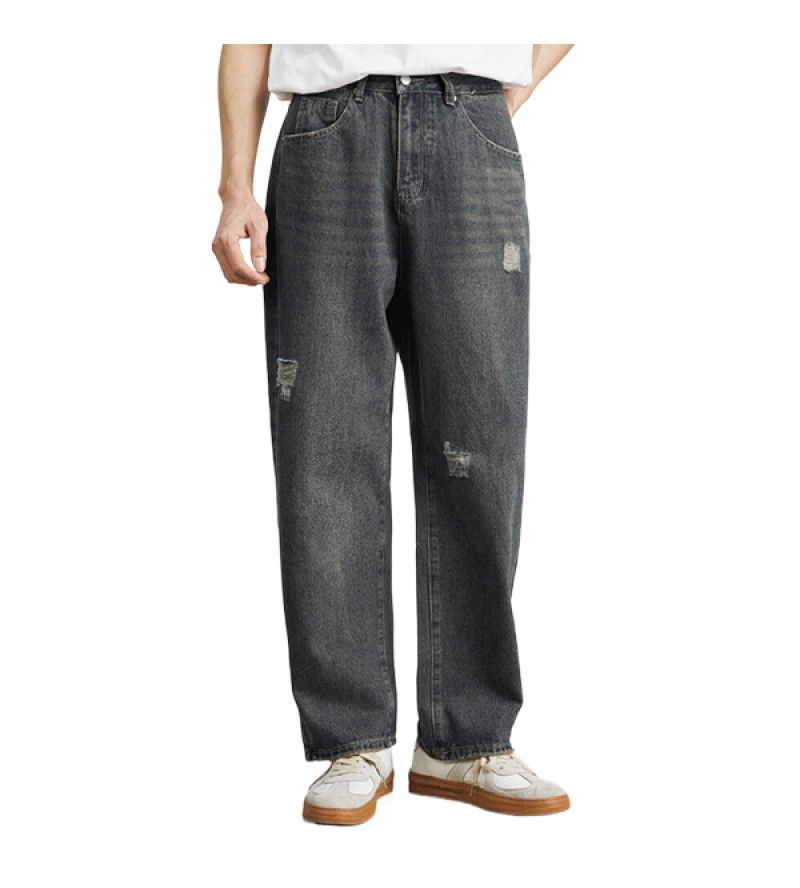 2024 Sciolto Dritto Jeans Tempo Libero Moda Uomini - NDP6026