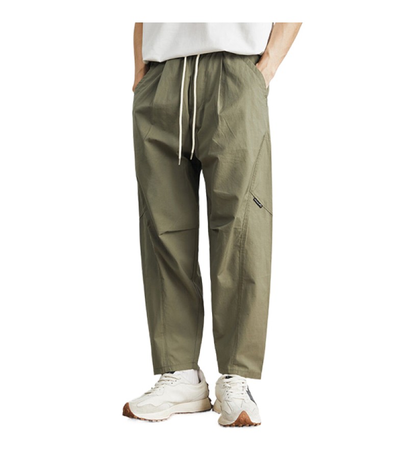 2024 Retro Pantaloni Casual Sottile e Leggero Sciolto Dritto Uomini - JJ5760