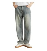 2024 Dritto Jeans Sottile e Leggero Retro Tempo Libero Uomini - SK1061