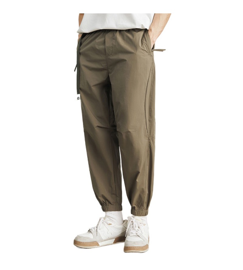 2024 Seta di Ghiaccio Sportivo Pantaloni Casual Dritto Uomini - JJ5801